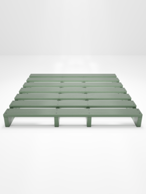 Estiba Plástica 120 x 120 Estanteria o Rack, 2 Entradas