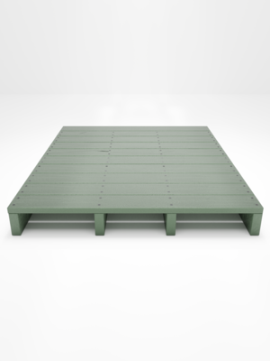 Plastic Pallet 100 x 120 Closed, 2-Way Entry