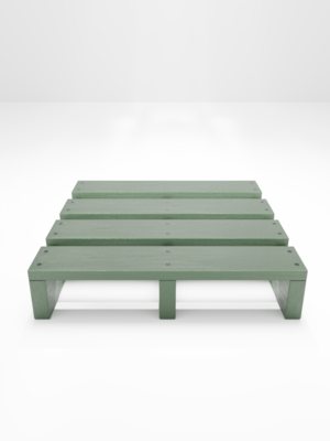 Plastic Pallet 60 x 60 cm Floor, 2-Way Entry